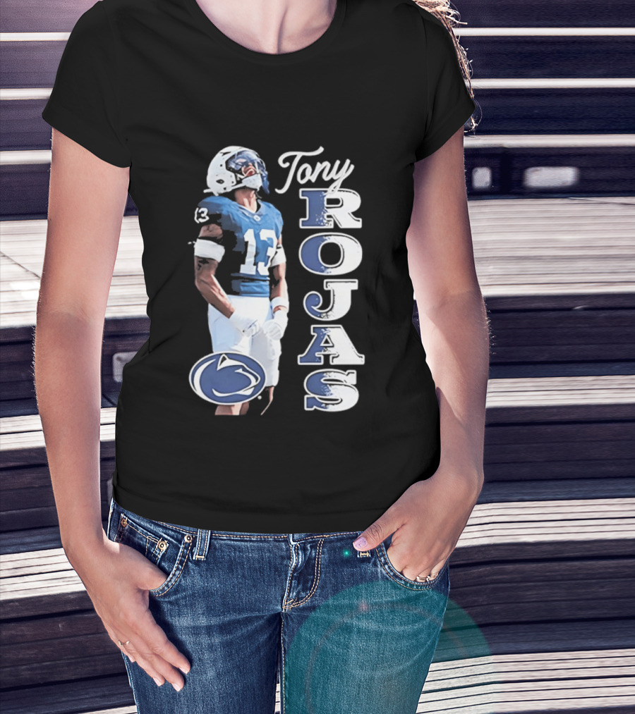 Tony Rojas Nittany Lions Football 13 2026 Big Ten Media Days T-Shirt