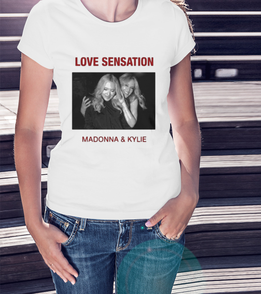 Madonna Kylie Love Sensation 2026 Remix T-Shirt