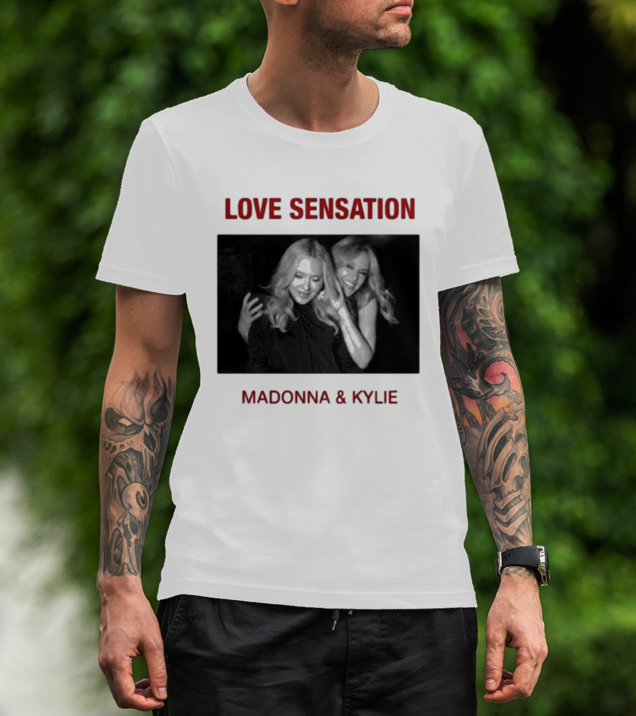 Madonna Kylie Love Sensation 2026 Remix T-Shirt