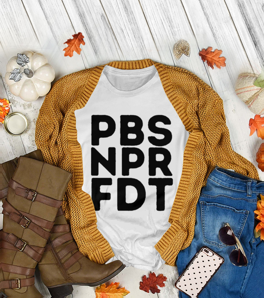 PBS NPR FDT Bold Alphabet Blocks T-Shirt