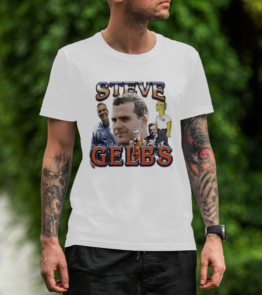 Steve Gelbs Simpsons Character Collage 2026 T-Shirt
