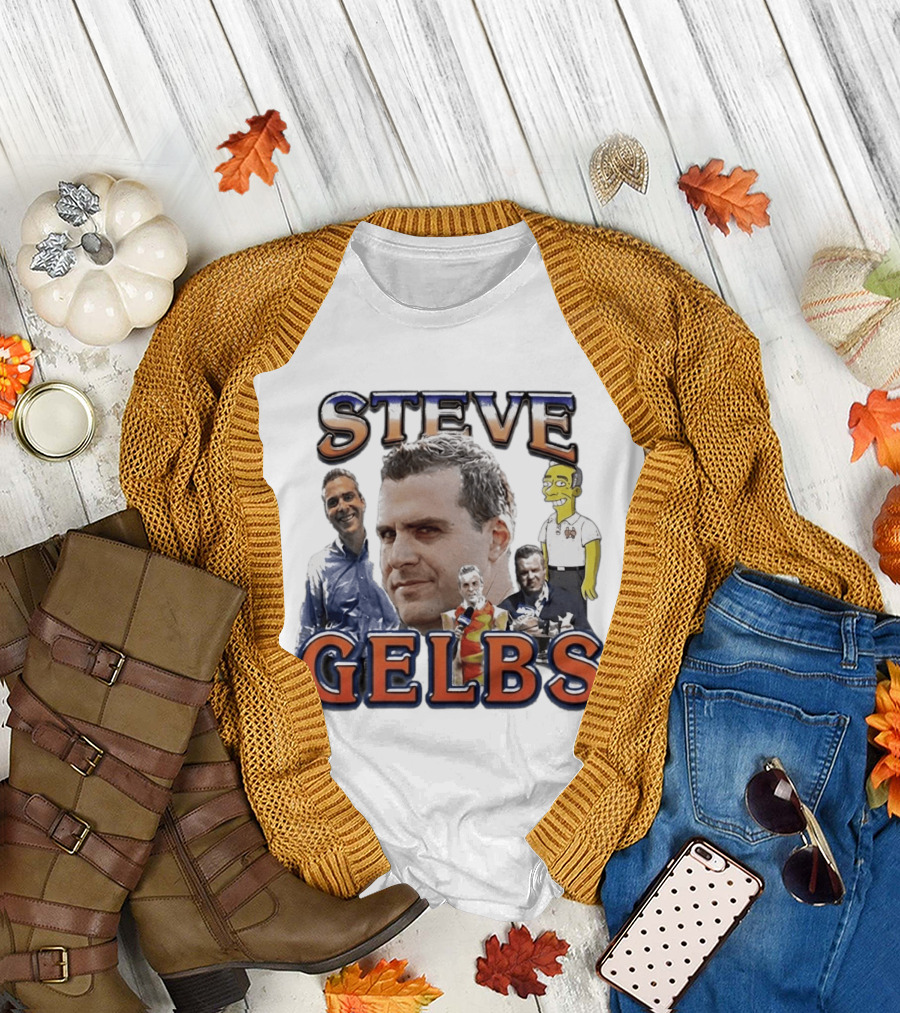 Steve Gelbs Simpsons Character Collage 2026 T-Shirt