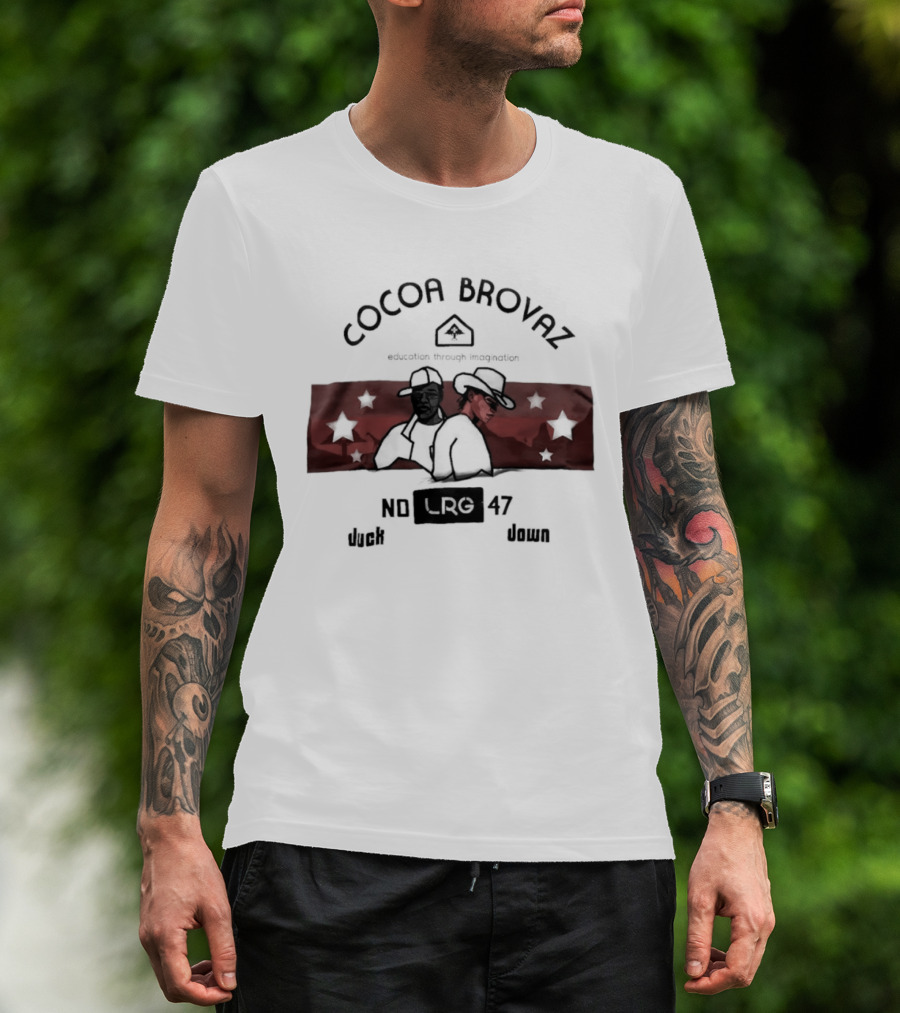 Cocoa Brovaz Duck Down LRG No 47 Urban Streetwear T-Shirt