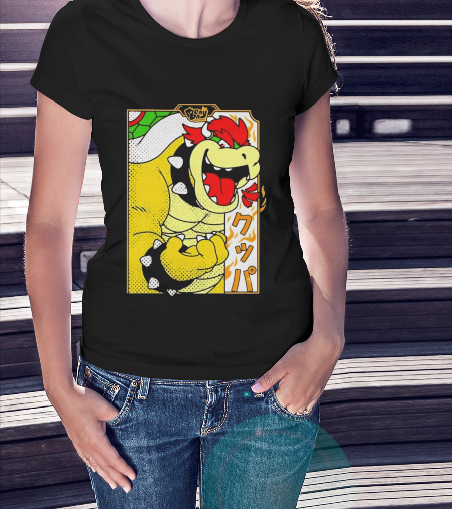 Bowser Japanese Pop Art Comic Style T-Shirt