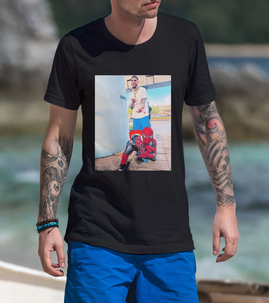 BA MO LaMelo Ball Spider Man T-Shirt