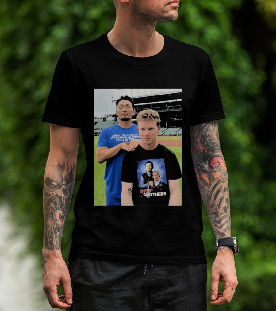 Seiya Suzuki Pete Crow Armstrong Step Brothers Baseball Humor T-Shirt