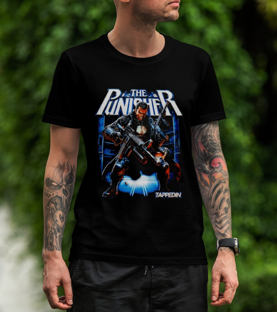 The Punisher Tappedin Marvel Frank Castle Iconic Comic T-Shirt