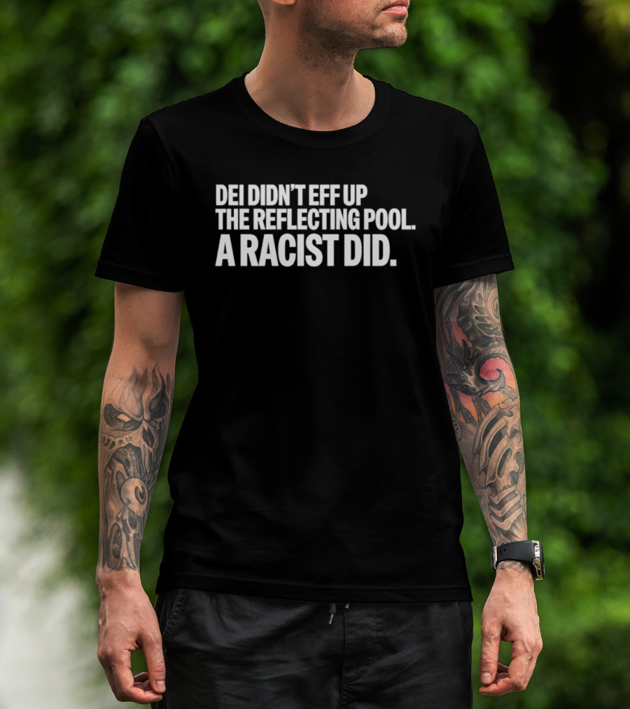 DEI Didn't Eff Up The Reflecting Pool A Racist Did T-Shirt