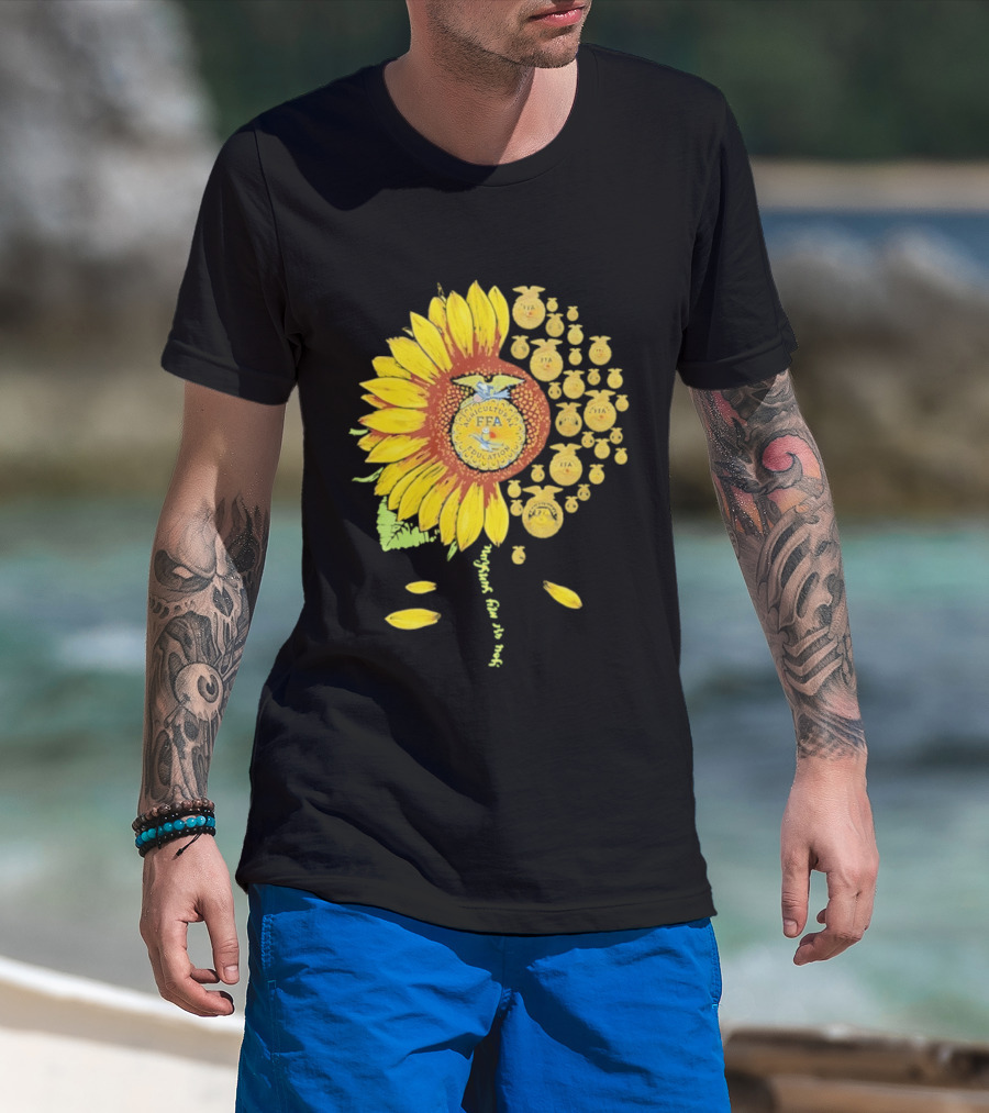 You Are My Sunshine FFA Sunflower Emblem Agricultural Education T-Shirt