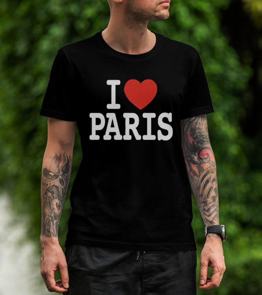 Stephon Castle I Love Paris Heart T-Shirt