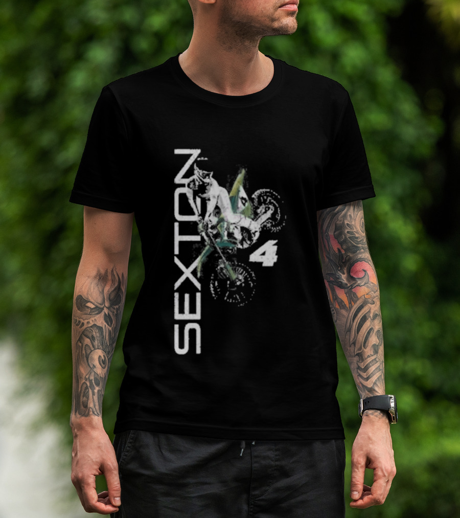 Kawasaki Chase Sexton Motocross Rider Racing T-Shirt
