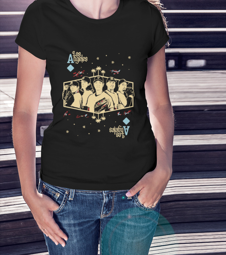 Los Angeles Dodgers Aces 2026 MLB Season Signatures T-Shirt