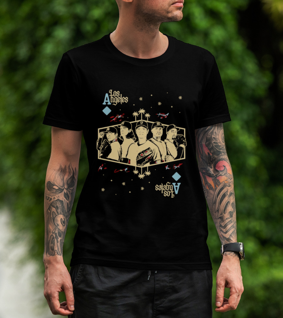Los Angeles Dodgers Aces 2026 MLB Season Signatures T-Shirt