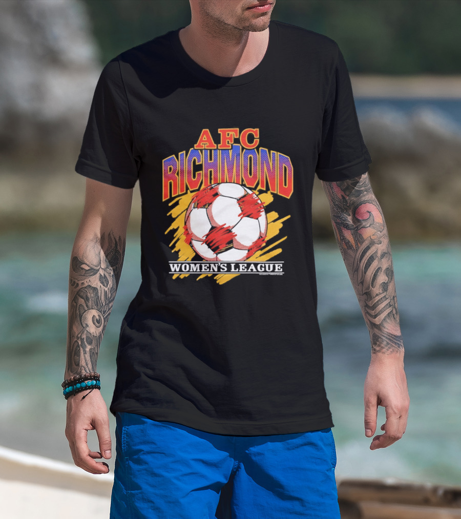 Ted Lasso AFC Richmond Women's League Soccer Ball T-Shirt