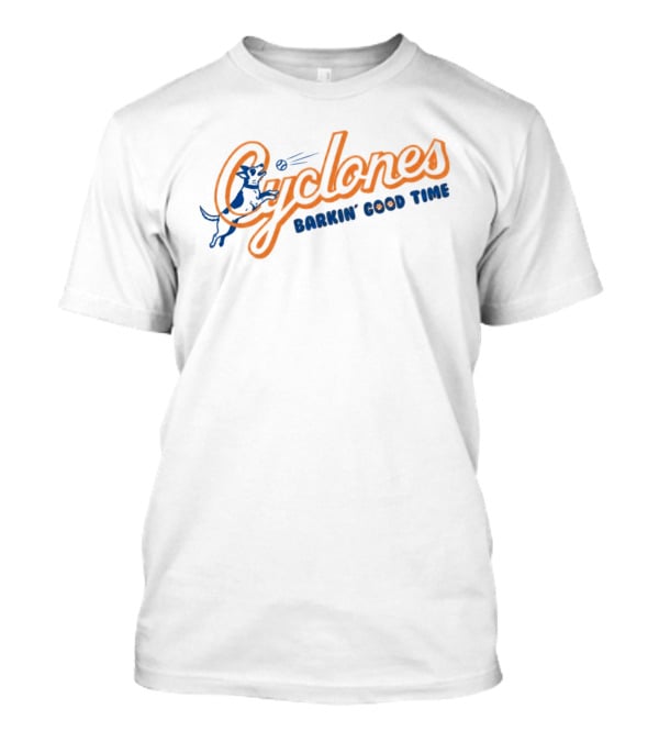 Brooklyn Cyclones Barkin Good Time Baseball Dog Fun T-Shirt