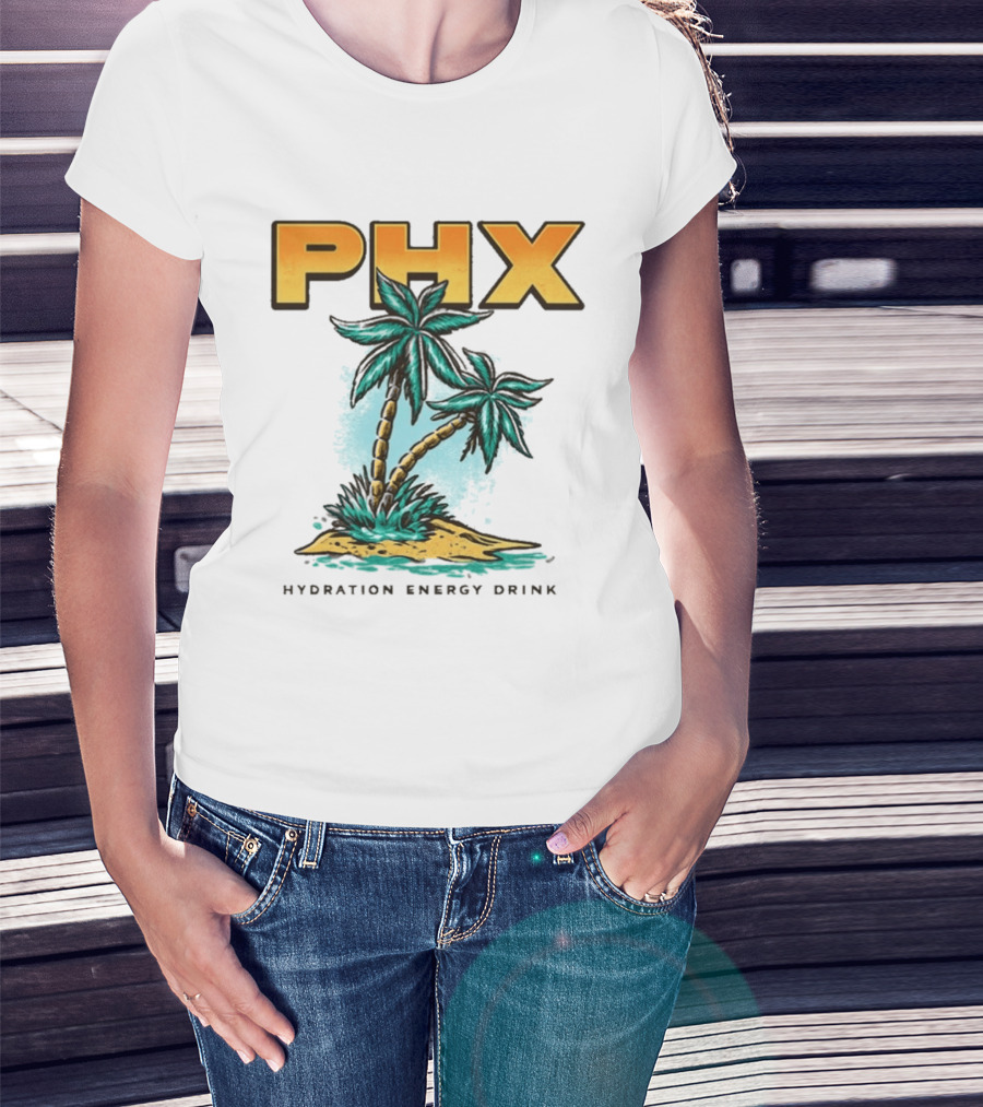 PHX Palm Tree Hydration Energy Drink T-Shirt