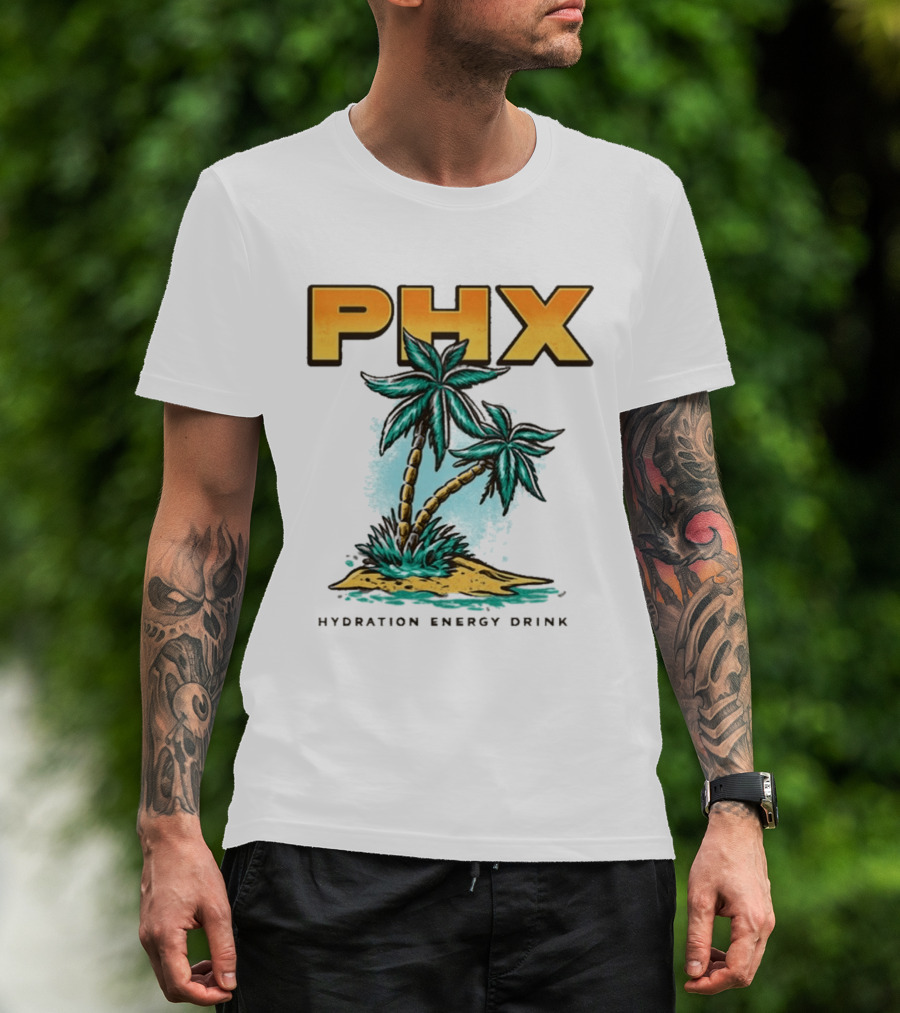 PHX Palm Tree Hydration Energy Drink T-Shirt