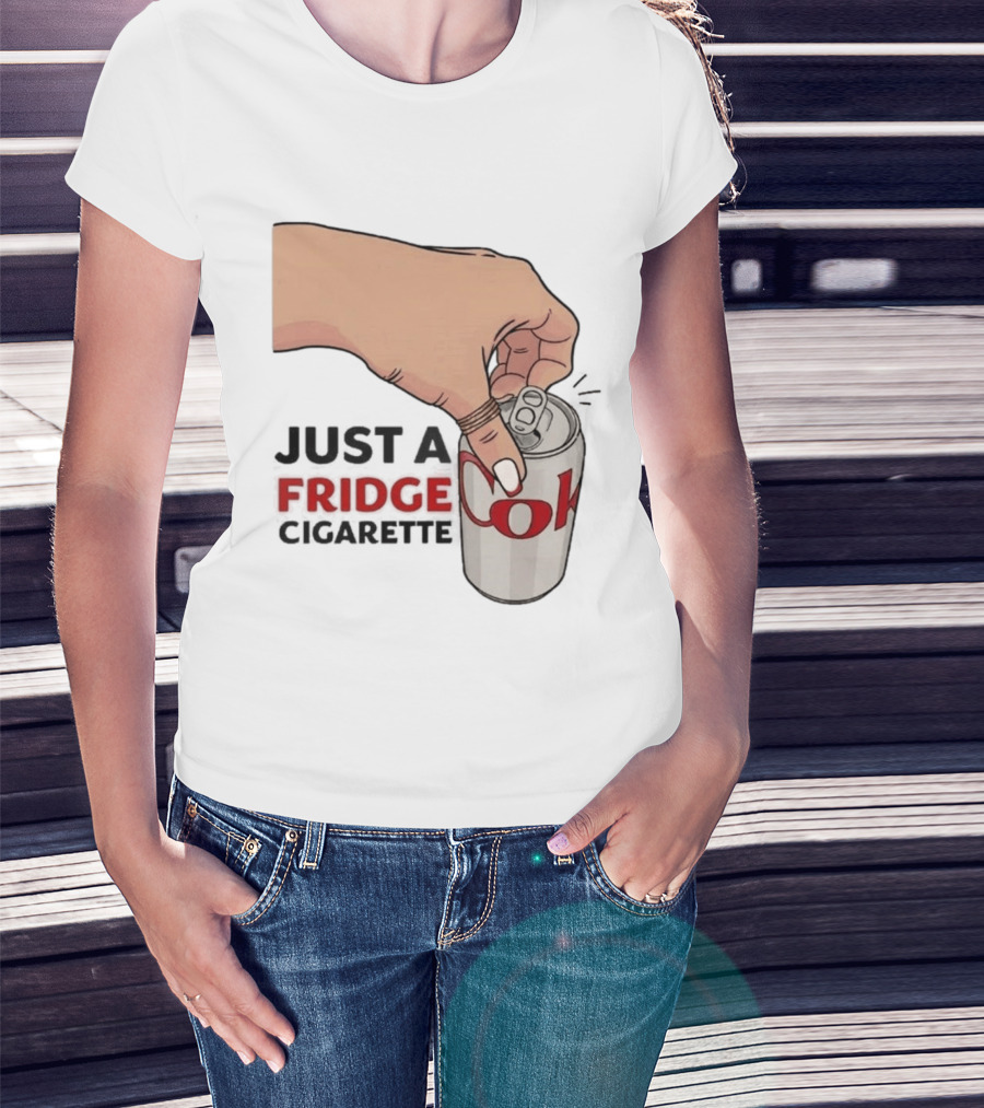 Just A Fridge Cigarette Coke Pop Art Can T-Shirt
