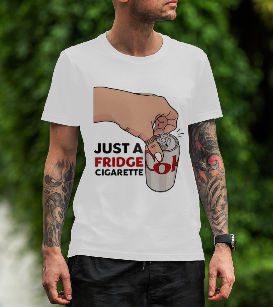Just A Fridge Cigarette Coke Pop Art Can T-Shirt
