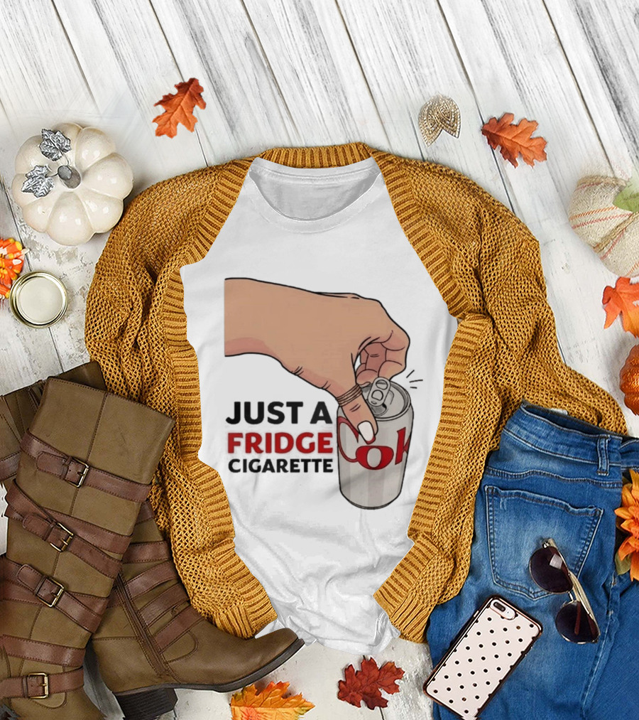 Just A Fridge Cigarette Coke Pop Art Can T-Shirt