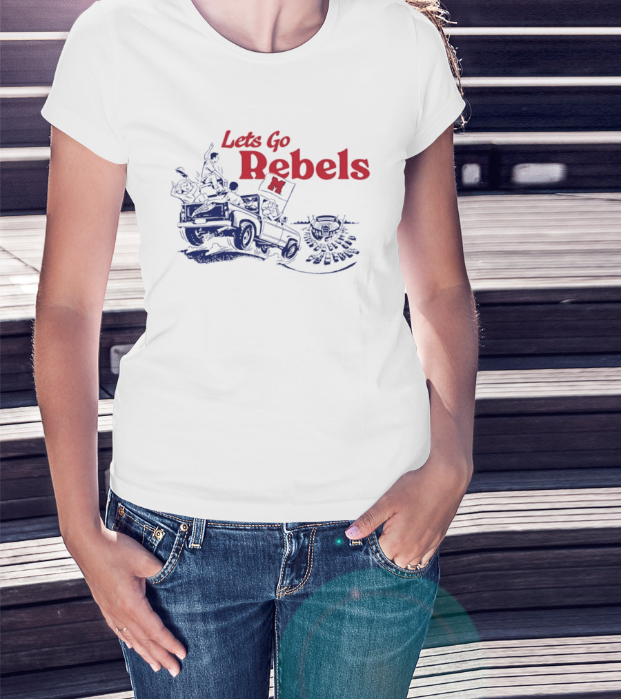 Let's Go Rebels Ole Miss Football Road Trip Adventure T-Shirt