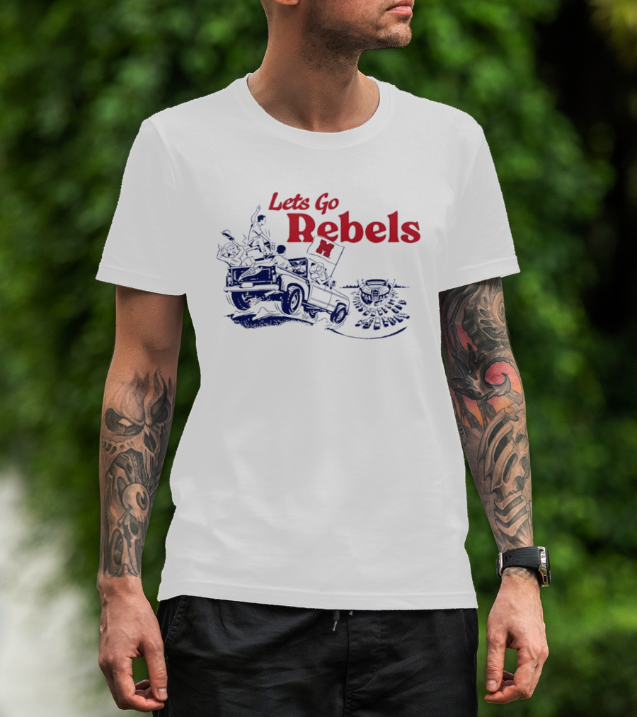 Let's Go Rebels Ole Miss Football Road Trip Adventure T-Shirt
