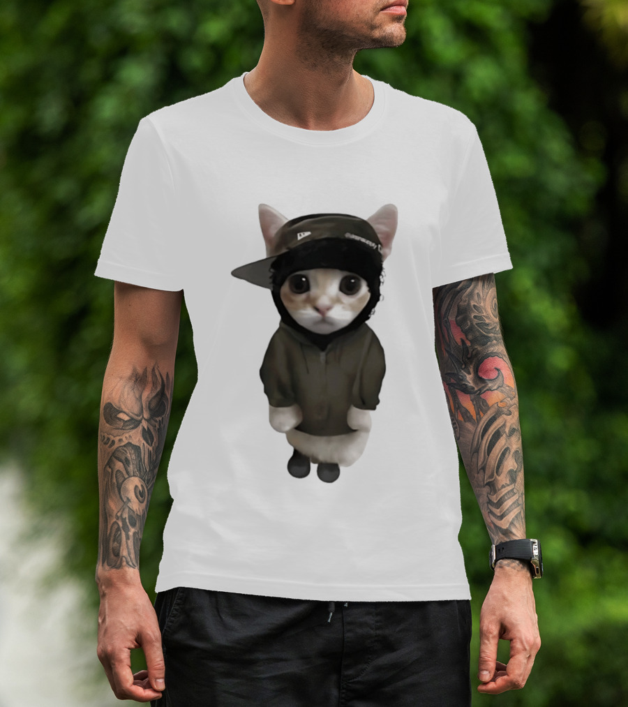 Yeat Cat Meme Cap Hip Hop T-Shirt