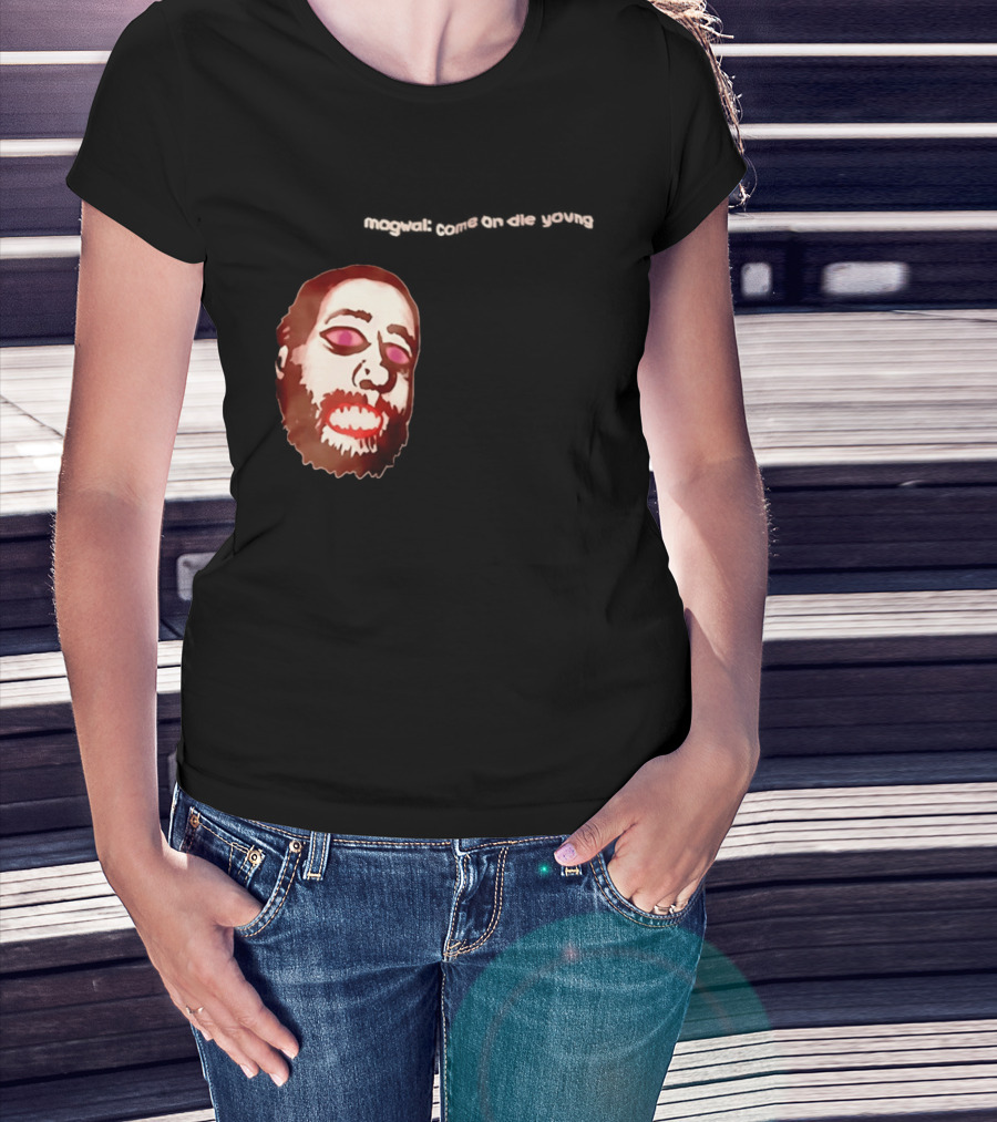 Mogwai Come On Die Young Album Cover Art Face T-Shirt