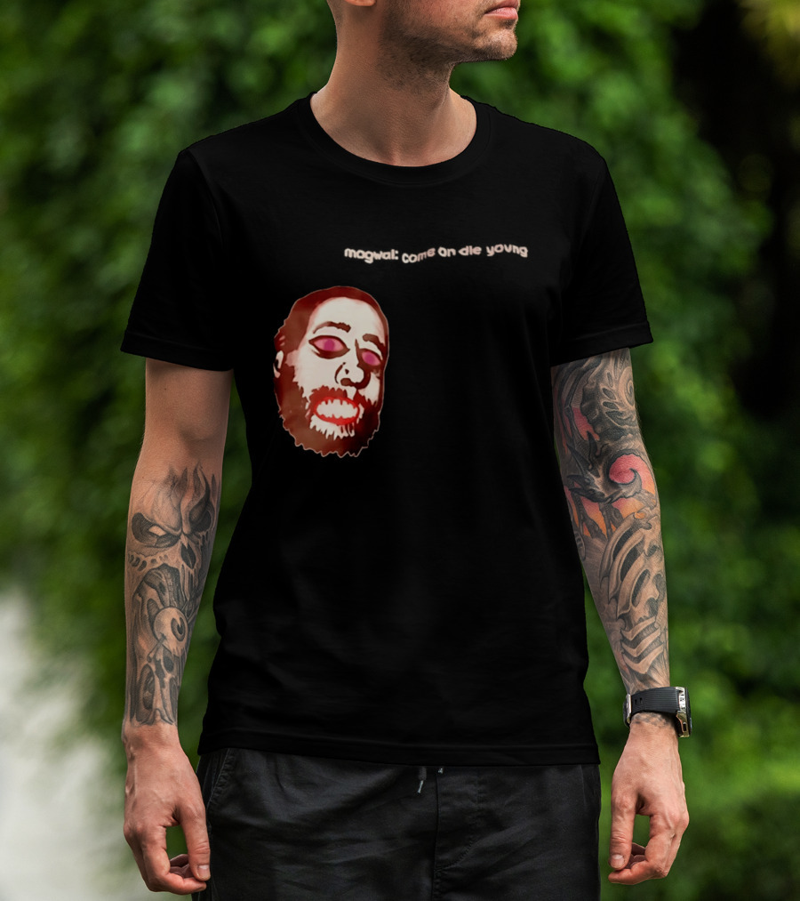 Mogwai Come On Die Young Album Cover Art Face T-Shirt