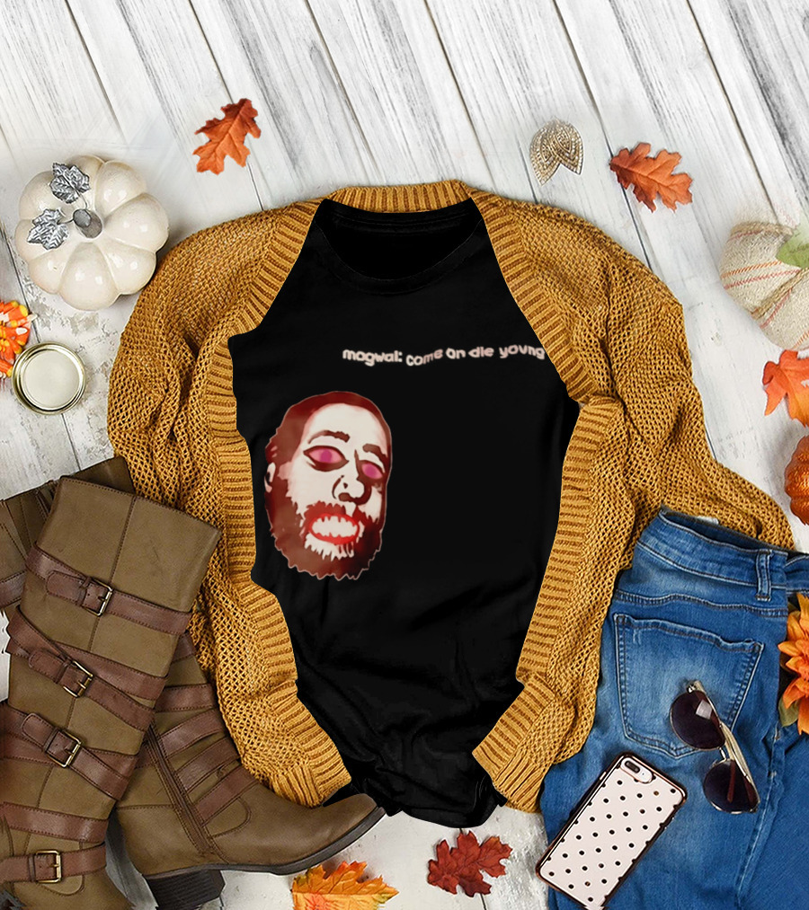 Mogwai Come On Die Young Album Cover Art Face T-Shirt