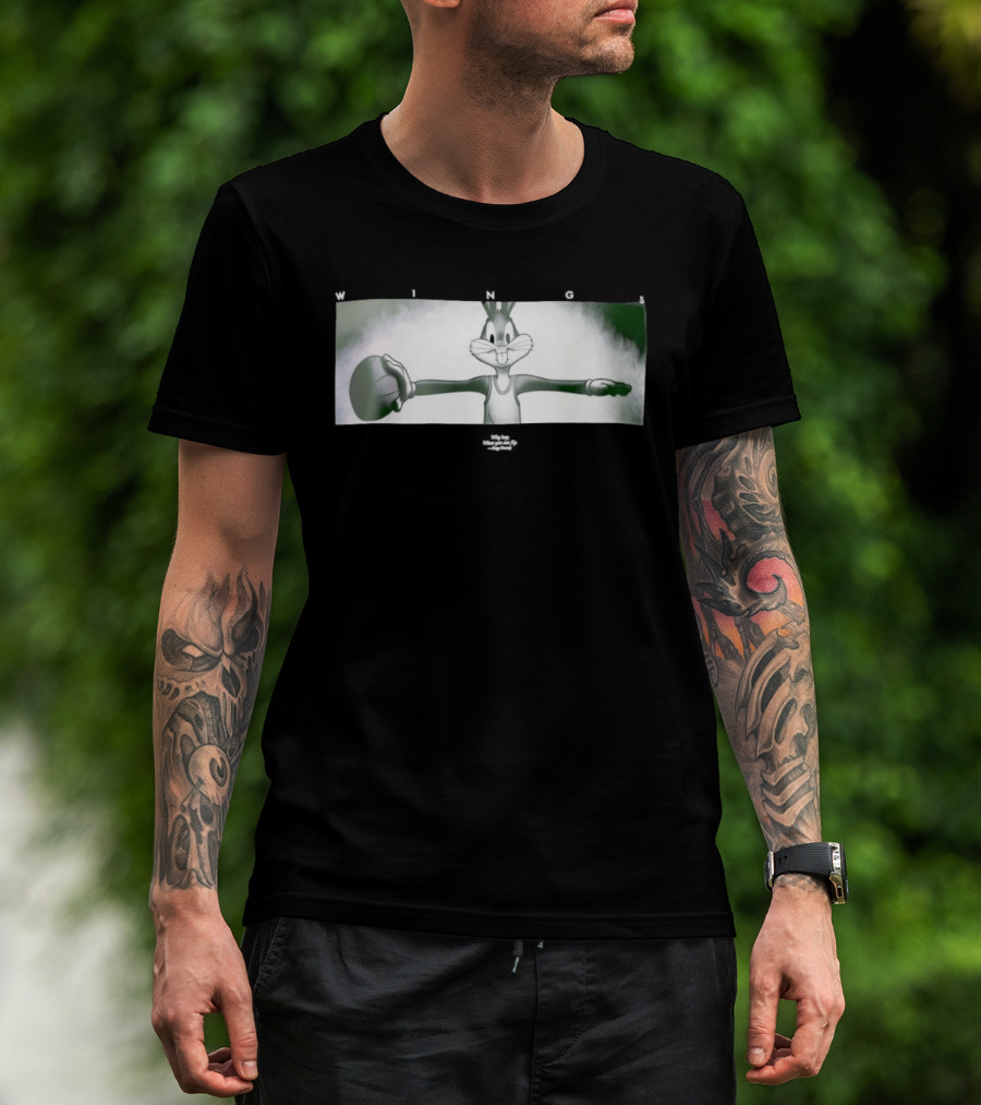 Bugs Bunny Michael Jordan Space Jam Wings Why Hop When You Can Fly T-Shirt