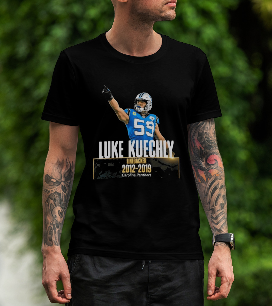 Luke Kuechly Carolina Panthers Linebacker 2012 2019 T-Shirt
