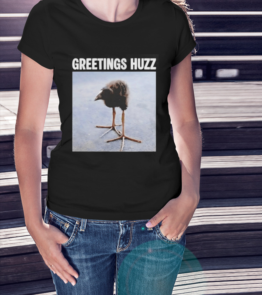 Greetings Huzz Bird Funny Meme Photo T-Shirt