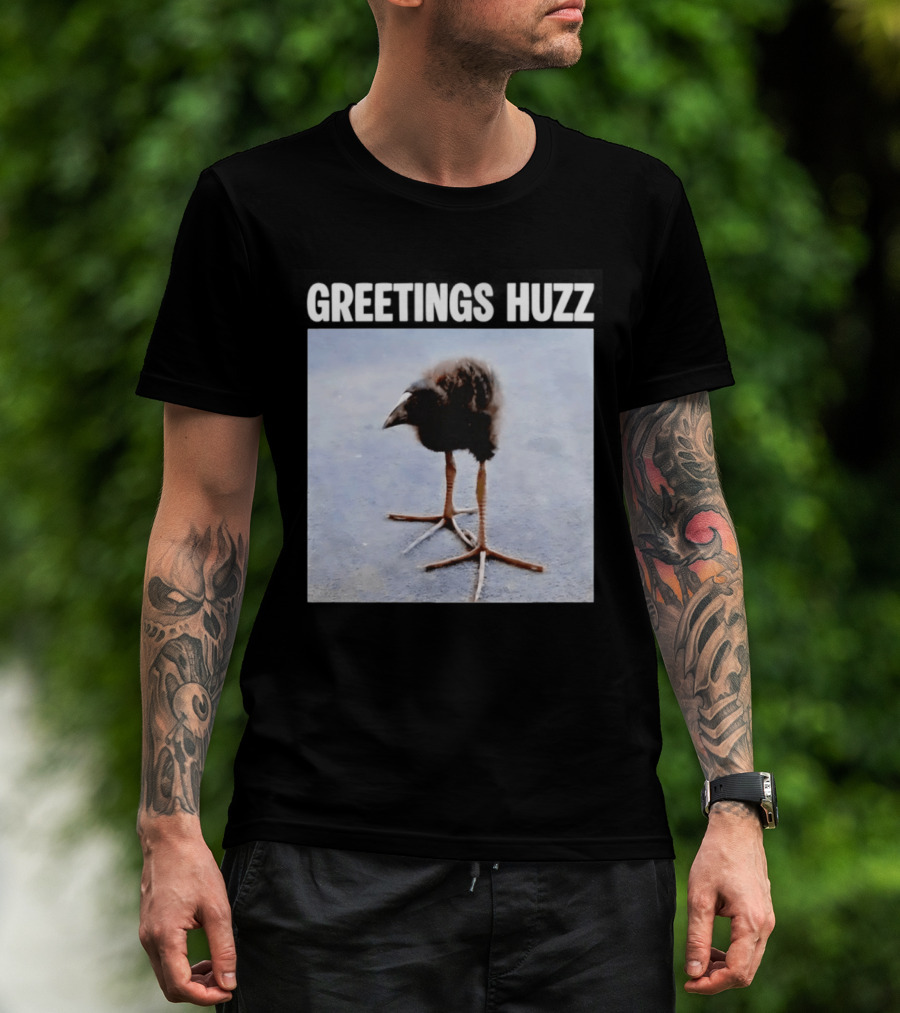 Greetings Huzz Bird Funny Meme Photo T-Shirt