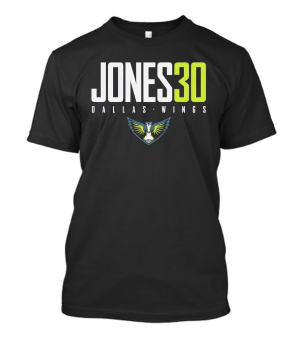 Jones 30 Dallas Wings 2026 WNBA T-Shirt