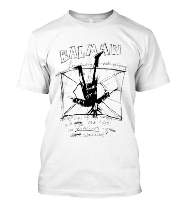 Balmain I Woke Up This Morning Artiste T-Shirt
