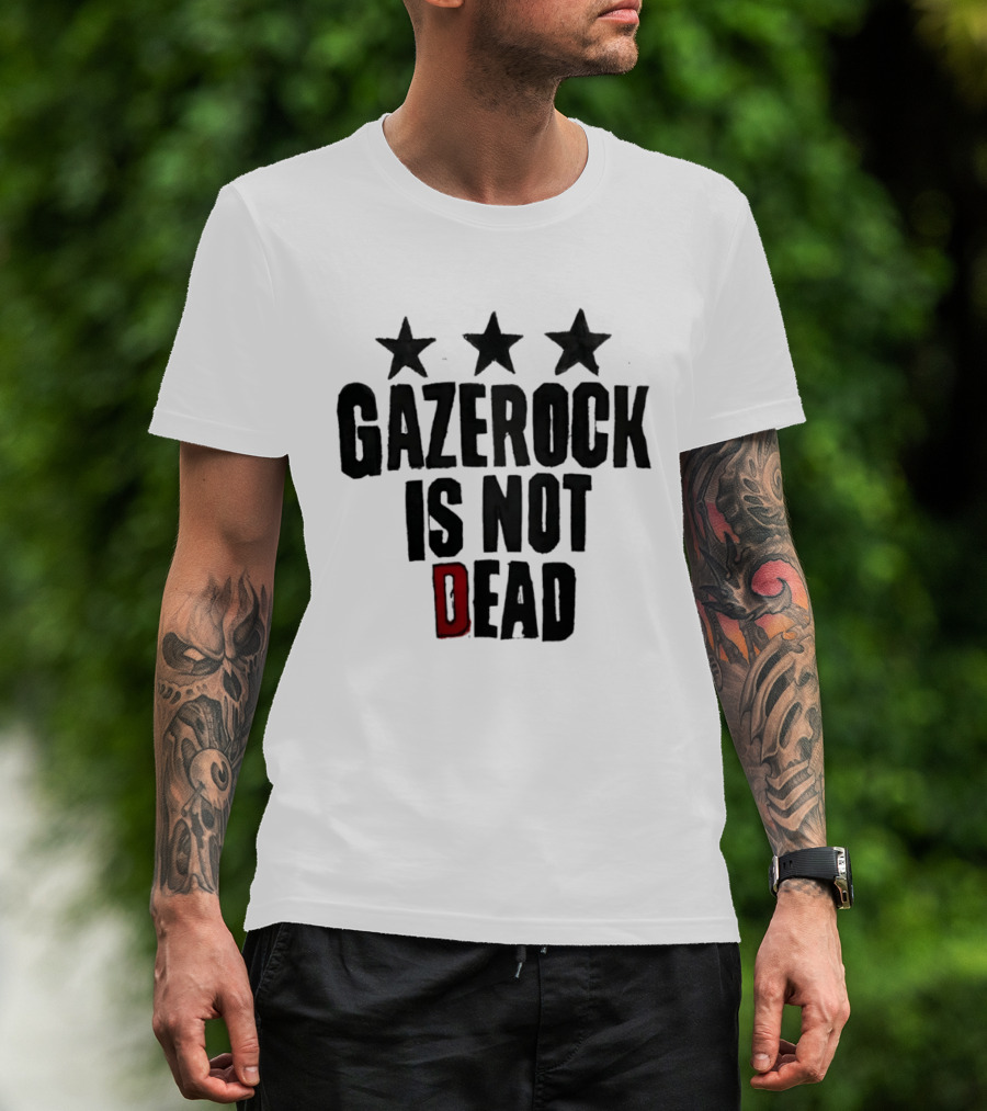 Gazerock Is Not Dead Stars T-Shirt
