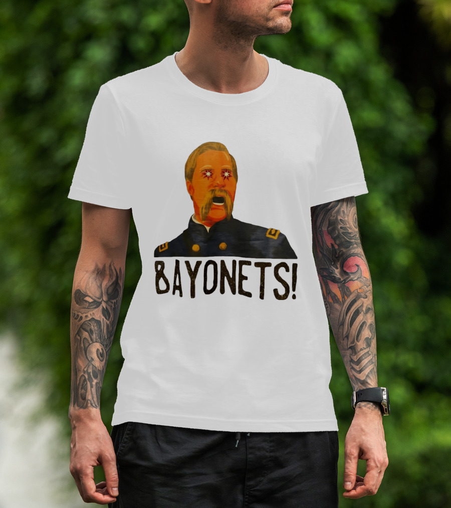 Bayonets Joshua Chamberlain Gettysburg Civil War T-Shirt