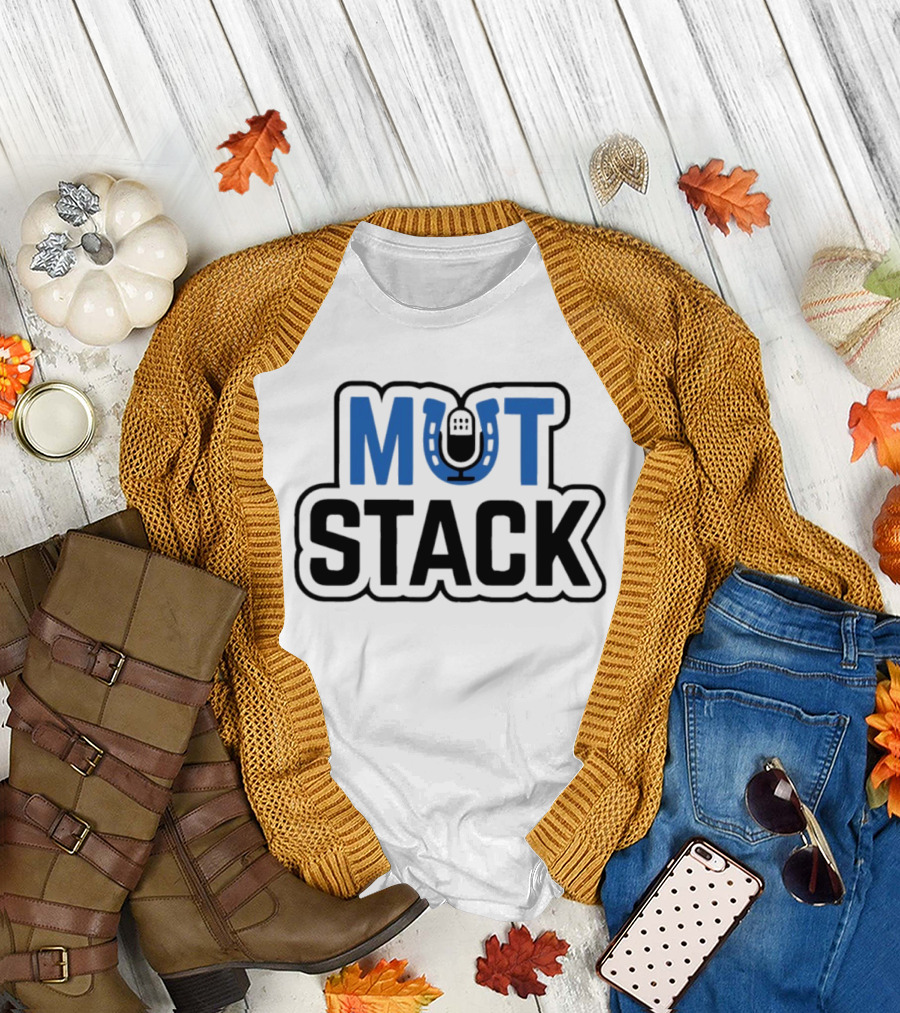 Mut Stack Madden Ultimate Team Podcast Football Microphone T-Shirt