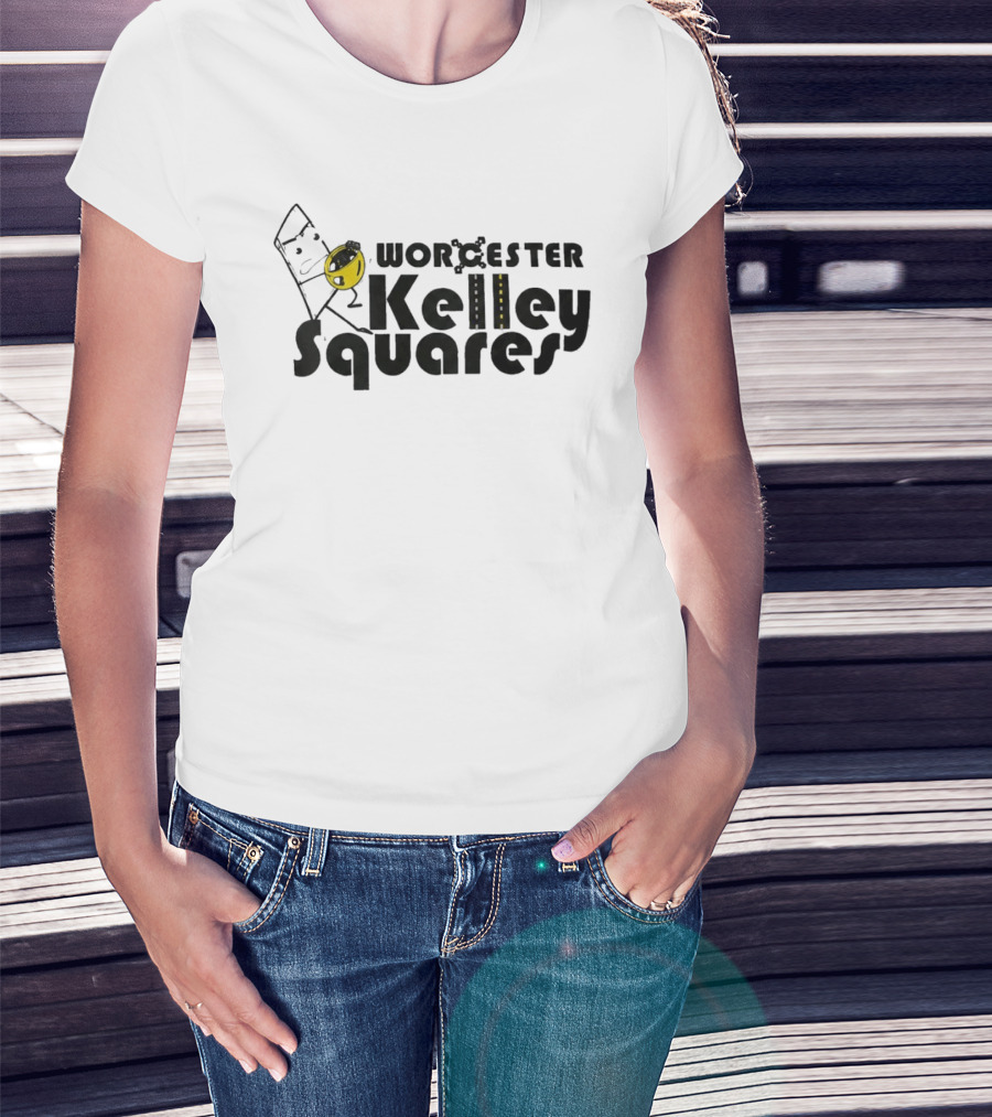 Worcester Kelley Squares Fun Creative Graphic Featuring Snack T-Shirt