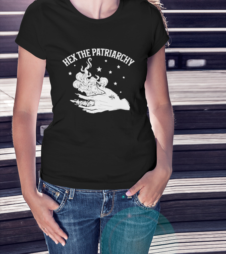 Hex The Patriarchy Mystical Hand Stars T-Shirt