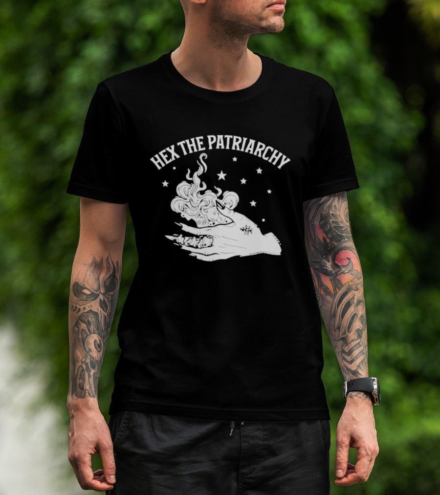 Hex The Patriarchy Mystical Hand Stars T-Shirt