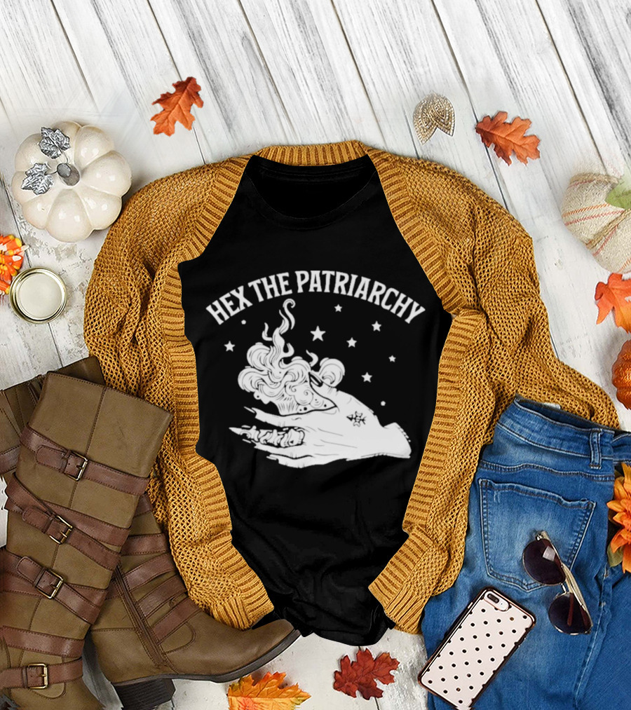 Hex The Patriarchy Mystical Hand Stars T-Shirt
