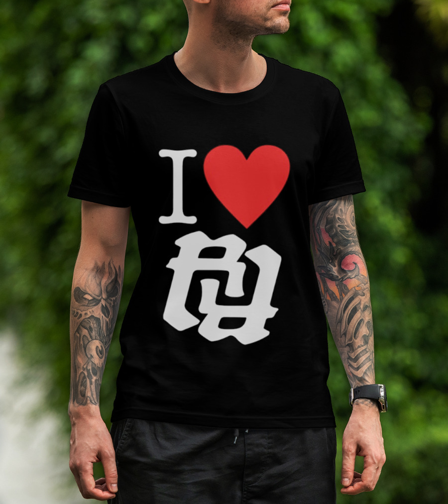 I Heart RR White T-Shirt