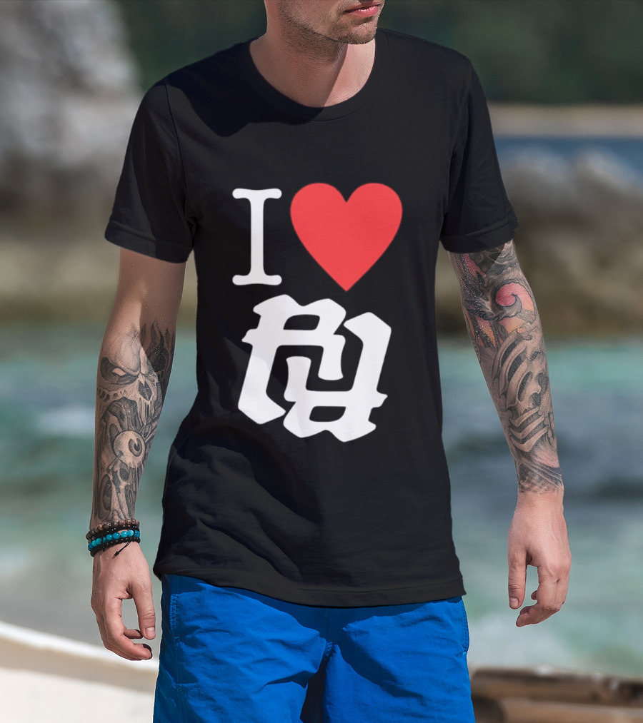 I Heart RR White T-Shirt