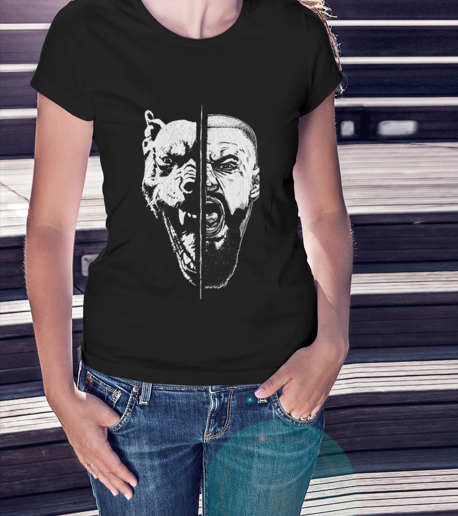 Bron Breakker Split Face Tiger Fusion T-Shirt