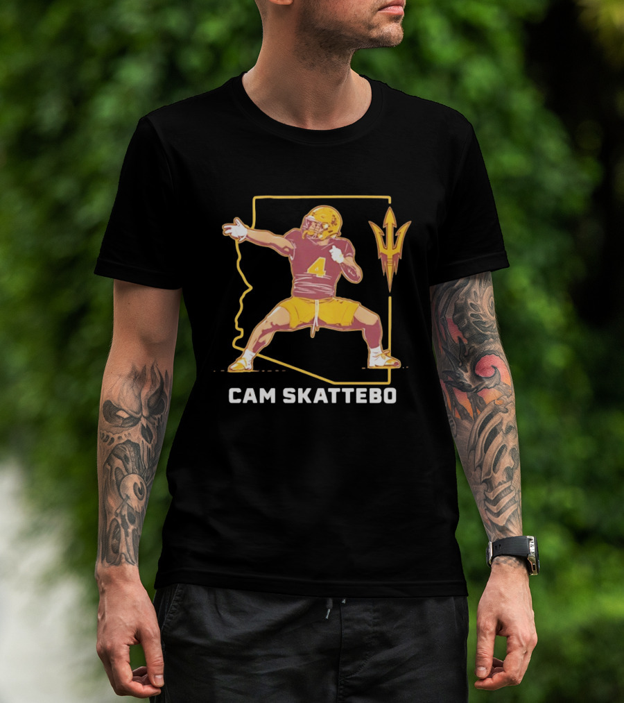Cam Skattebo ASU Football Arizona State Sun Devils Star 2026 T-Shirt