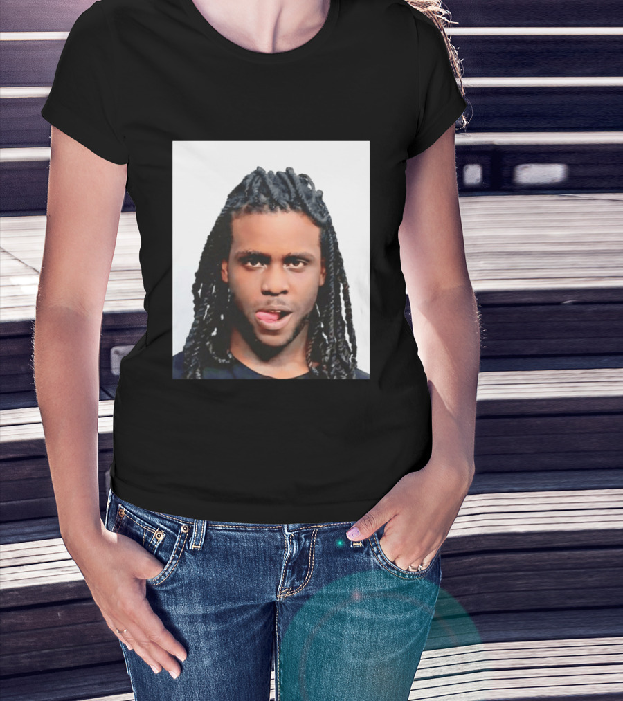 Chief Keef Shot Photo Dreadlocks Tongue Out T-Shirt