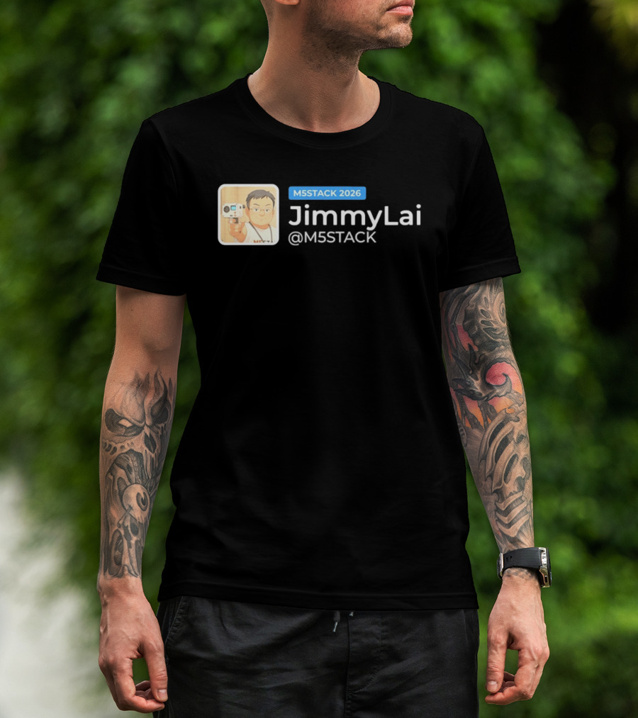 M5STACK 2026 Jimmy Lai M5Stack T-Shirt