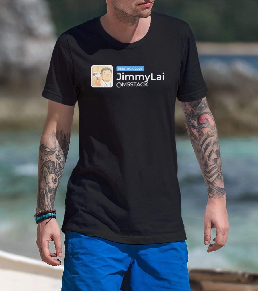 M5STACK 2026 Jimmy Lai M5Stack T-Shirt